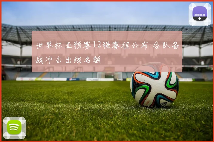 世界杯亚预赛12强赛程公布 各队备战冲击出线名额
